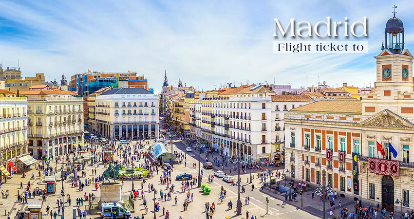 ve may bay di madrid