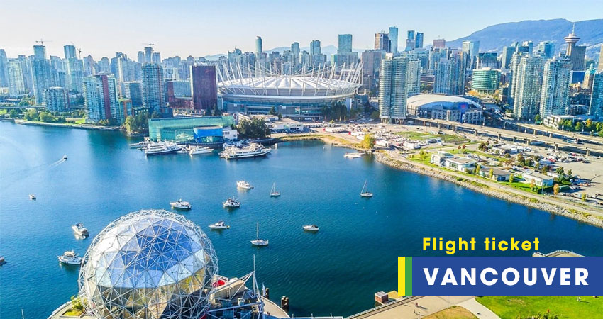 vé máy bay đi vancouver
